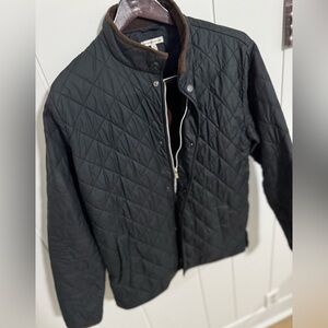 Peter Millar Mens Suffolk Coat Quilted Navy